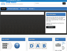 Tablet Screenshot of dab-radios.info